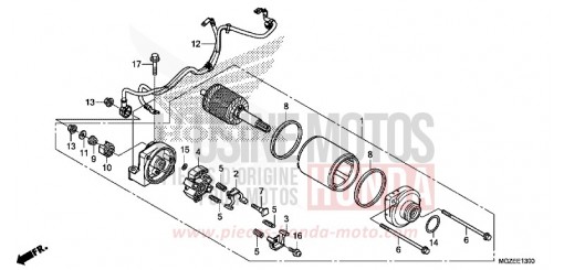DEMARREUR CB500FAD de 2013